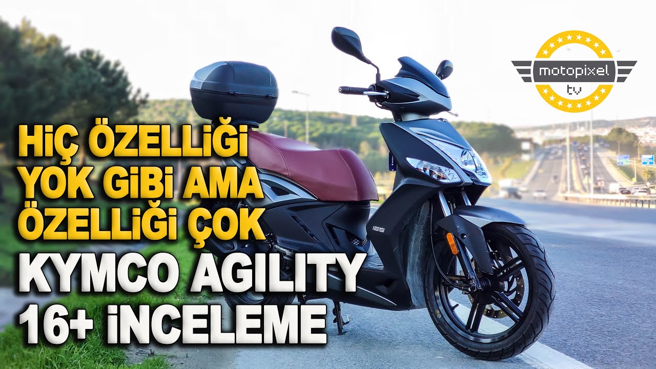 İstemeyerek Teste Aldım Ama!!! Kymco Agility 16+ İnceleme!