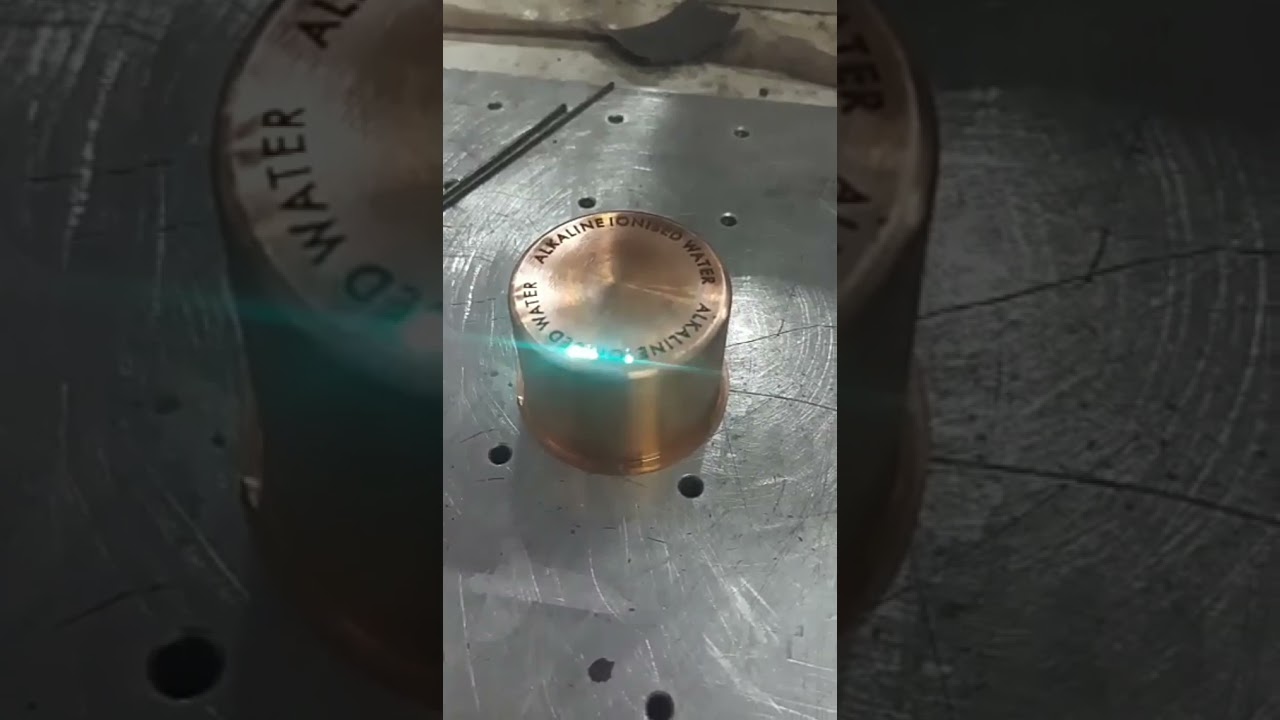 Laser engraving in copper by D. K. TRADING COMPANY