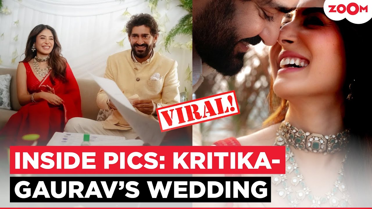 Kritika Kamra MARRIES Gaurav Kapur in simple yet elegant Ceremony; DREAMY terrace wedding pics OUT!