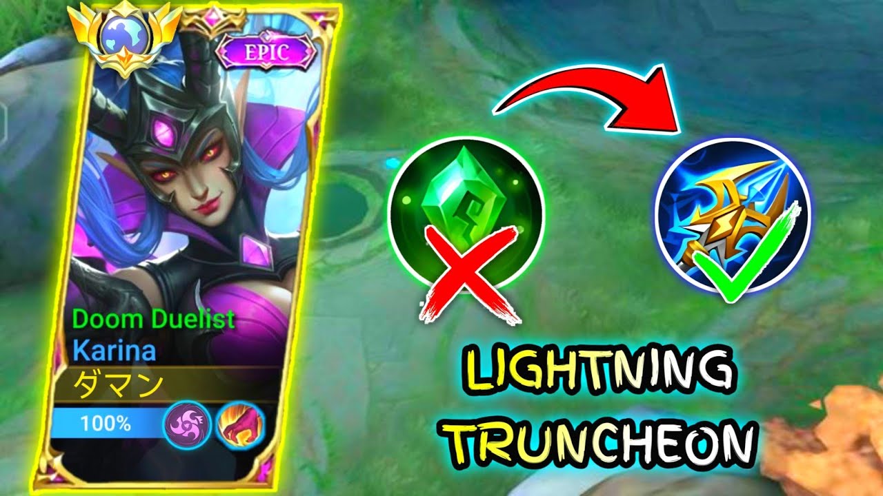 KARINA NEW BUILD LIGHTNING TRUNCHEON!!! - TOP GLOBAL KARINA GAMEPLAY