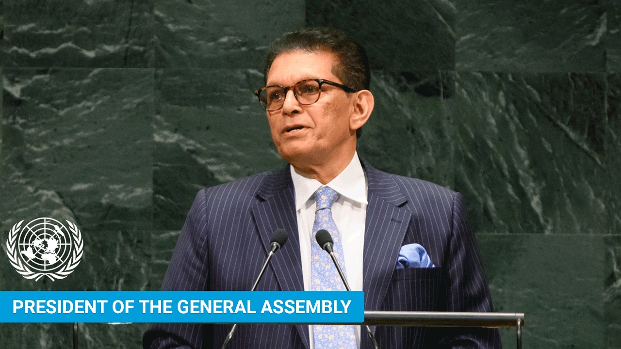 🇺🇳 UN President of the General Assembly Addresses United Nations General Debate, 81st Session