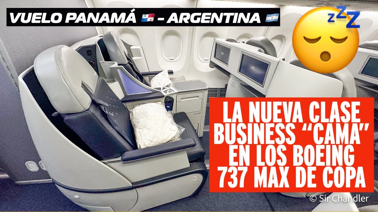 VUELO EN LA BUSINESS ASIENTOS CAMA DE COPA EN UN BOEING 737 MAX 9 (De Panamá 🇵🇦 a Ezeiza 🇦🇷 )