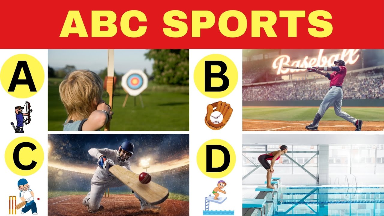 ABC Sports | ABC Sports for Children | Learn ABC with Sports for Toddlers and Kids | ABC for Babies