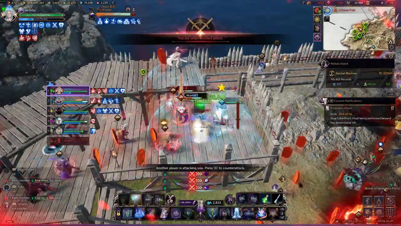 Throne And Liberty MrOrfan With Skdante Vs Alliance !!!