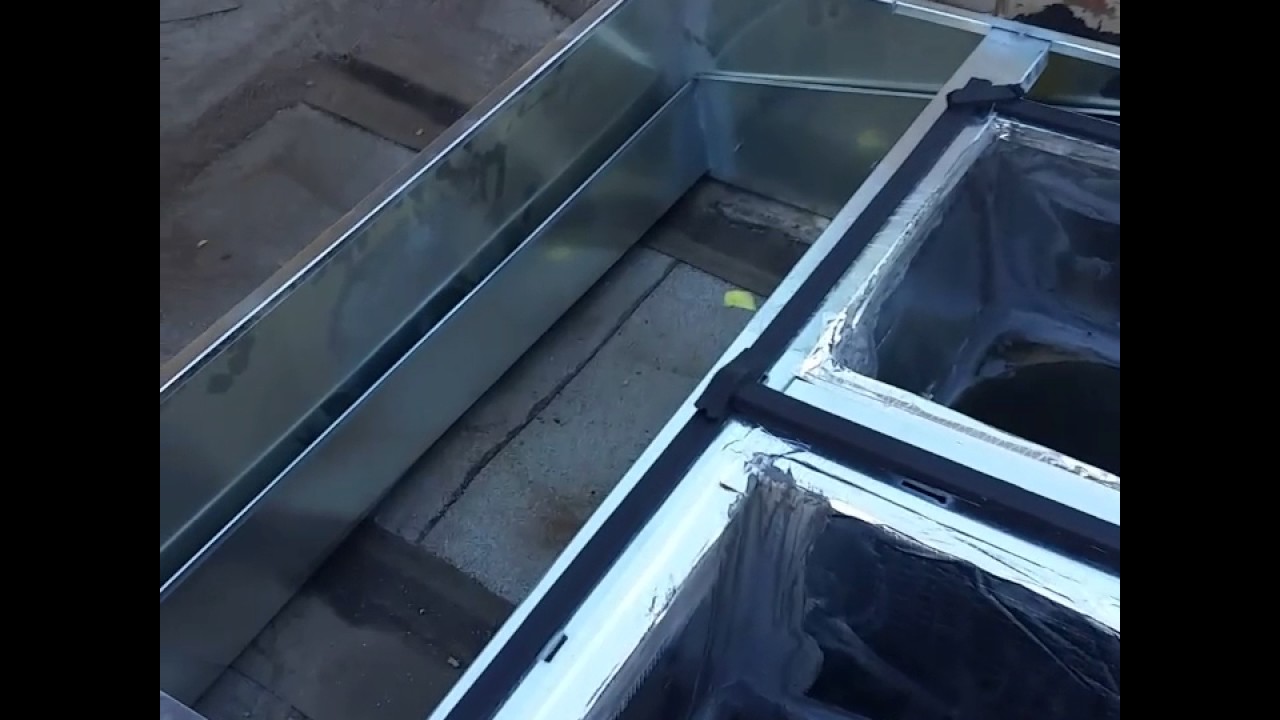 Installing a gas package unit with roof curb! AC Repair Las Vegas Heating Repair