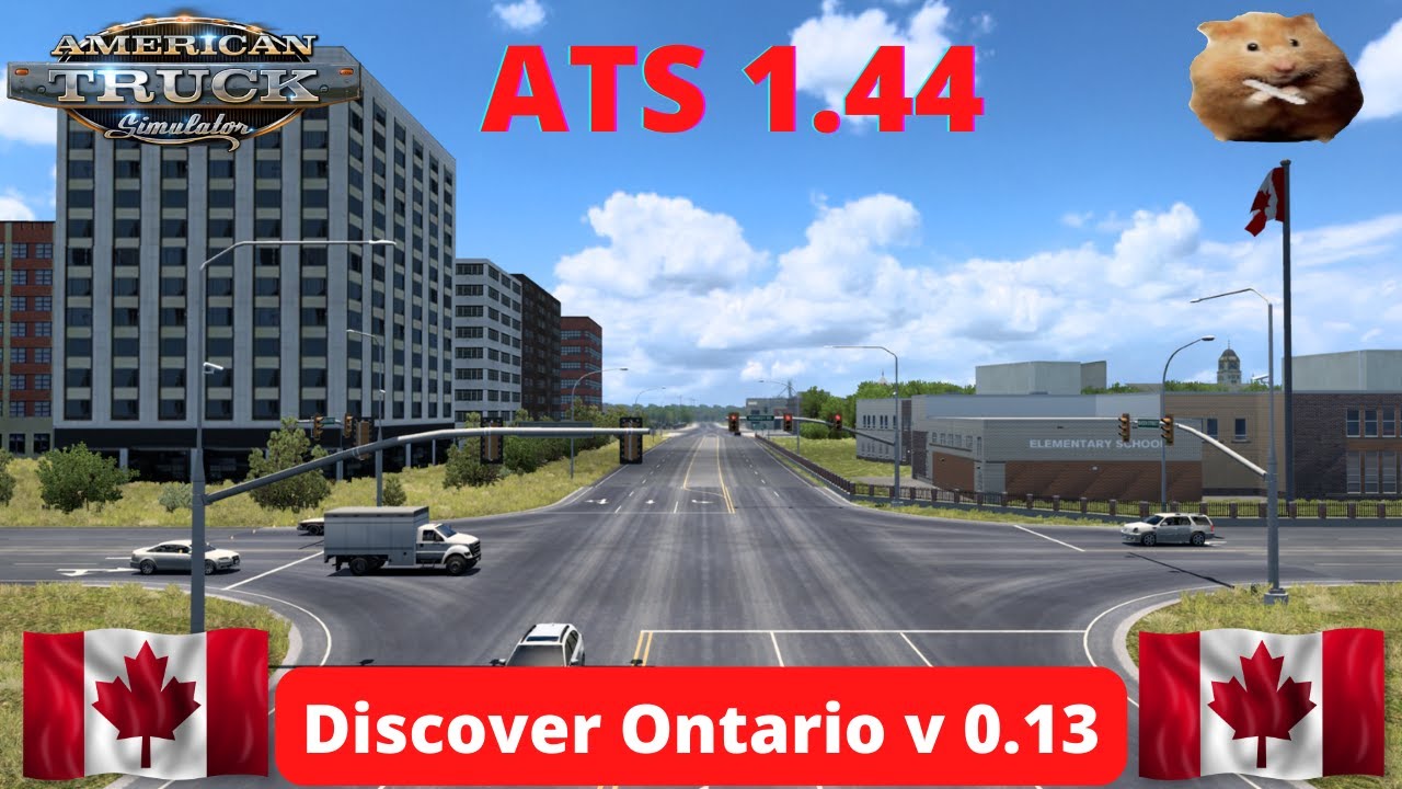 ATS 1.44 Discover Ontario Map v0.13     Kitchener(ON)  to  Gravenhurst(ON