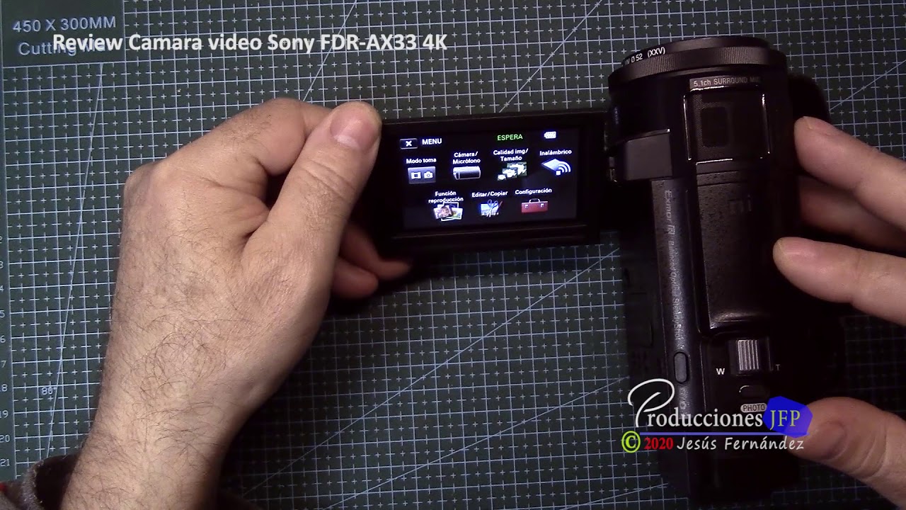 Review c&aacute;mara v&iacute;deo Sony FDR-AX33 4K