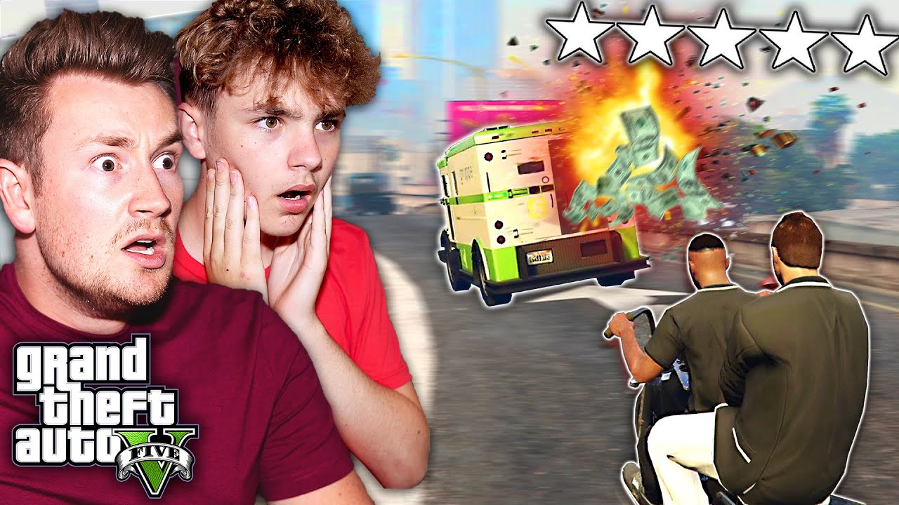 WE ROBBED THE BANK ROBBERS IN GTA 5