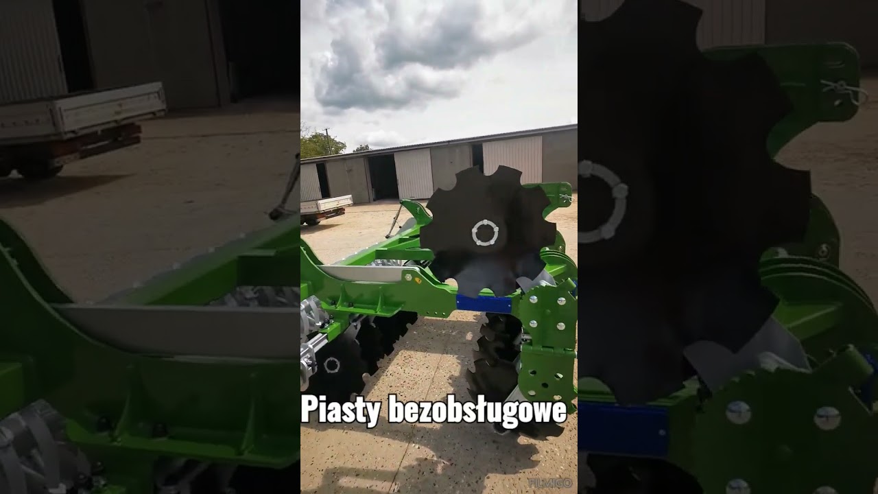 🚜Brona talerzowa TENES 3m @firmatolmet TOLMET  wał daszkowy ekrany pływające 🌱