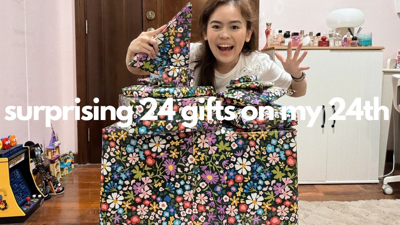 SURPRISING 24 GIFTS ON MY 24TH!!