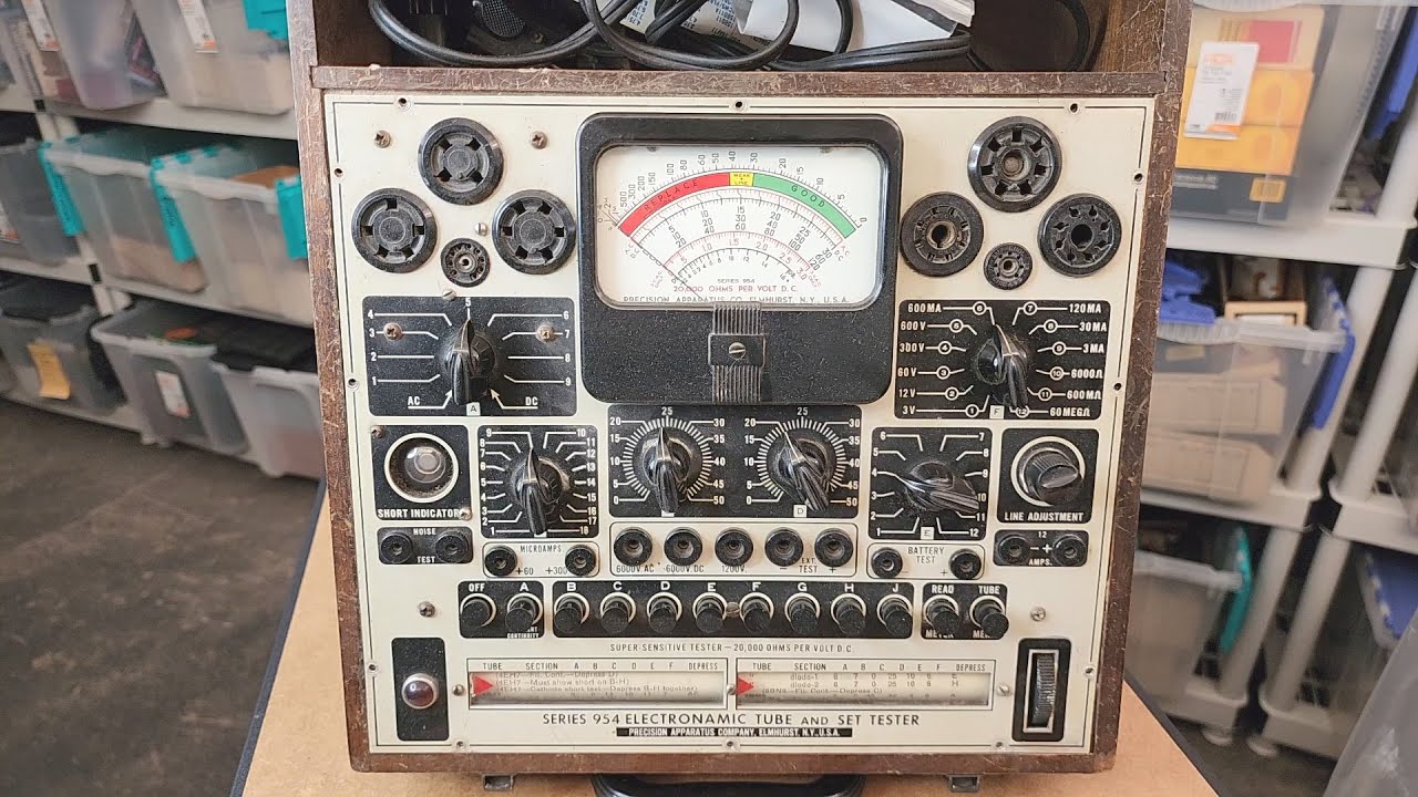 From The Vault: Precision Apparatus Model 954 Tube Tester