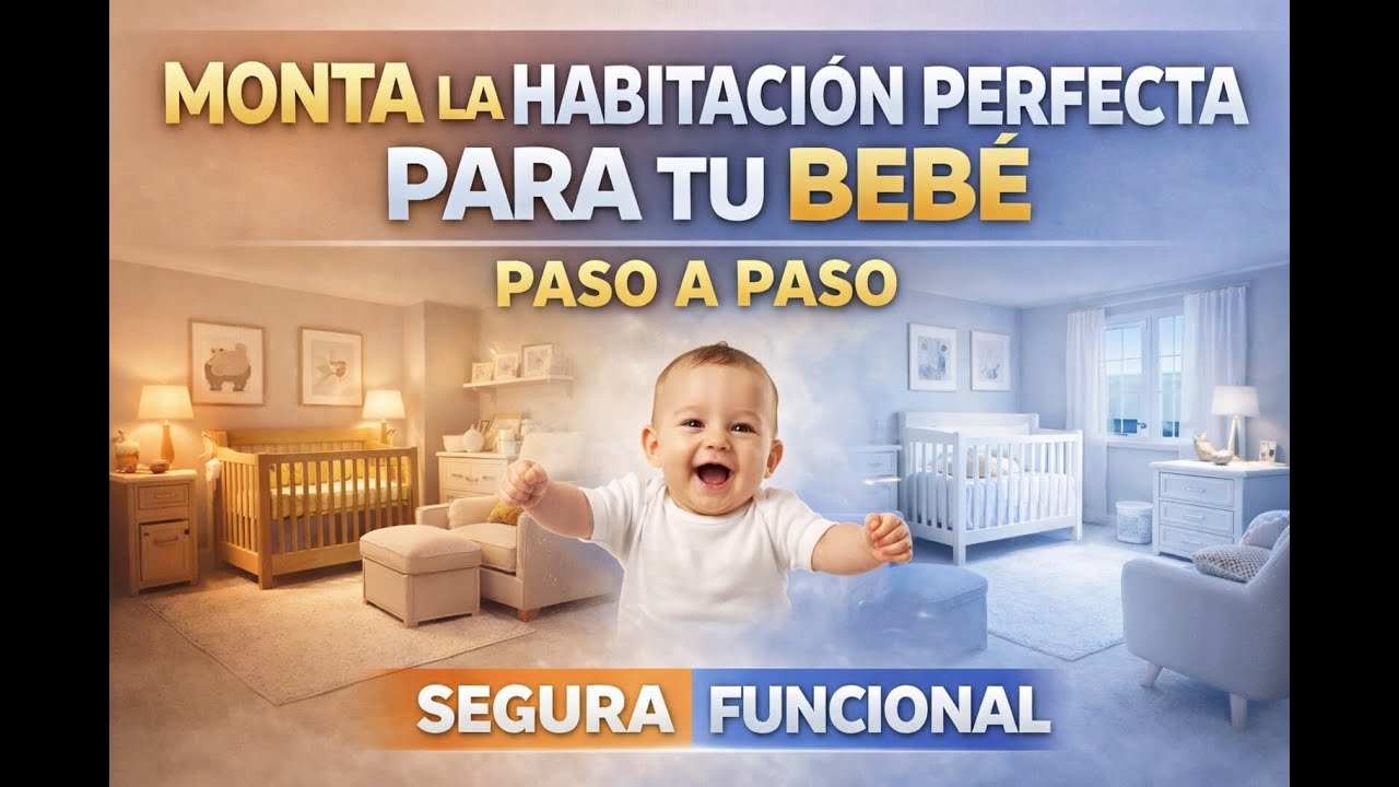 Cómo montar la habitación perfecta para tu bebé (segura y funcional)