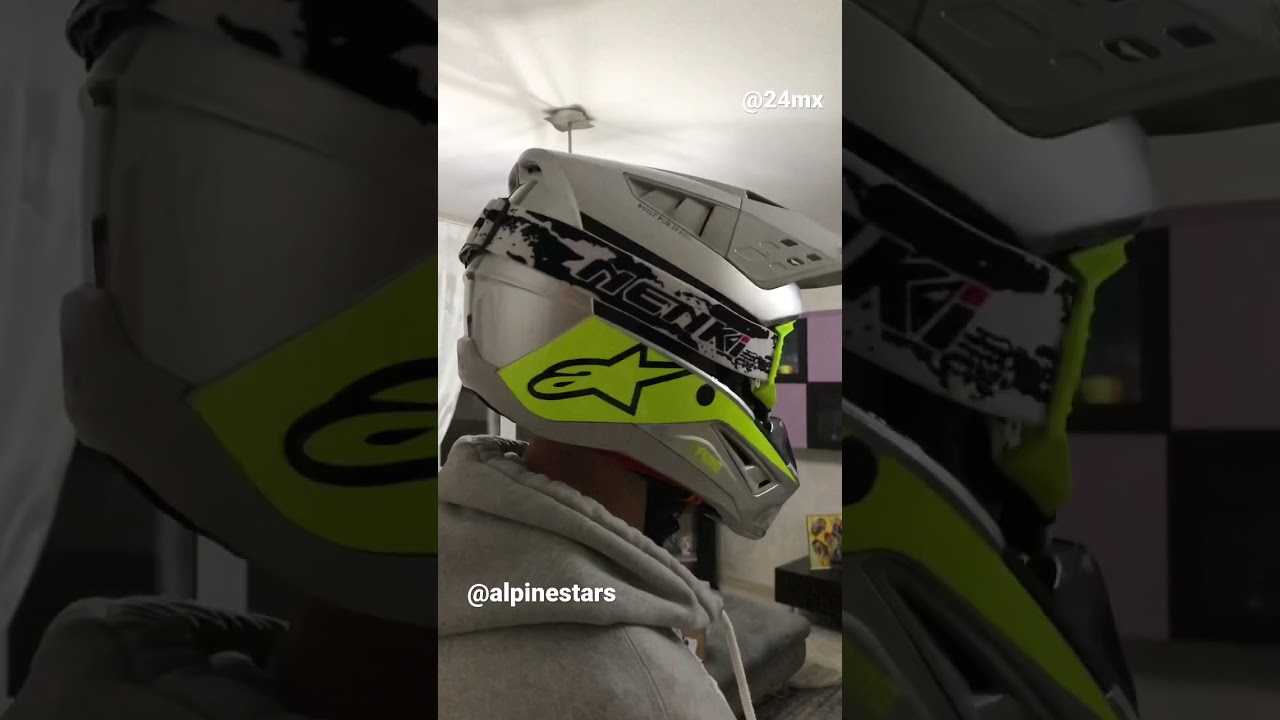 Nuovo casco, nuova mascherina _ Alpinestars SM5 Silver, NENKI motocross goggles