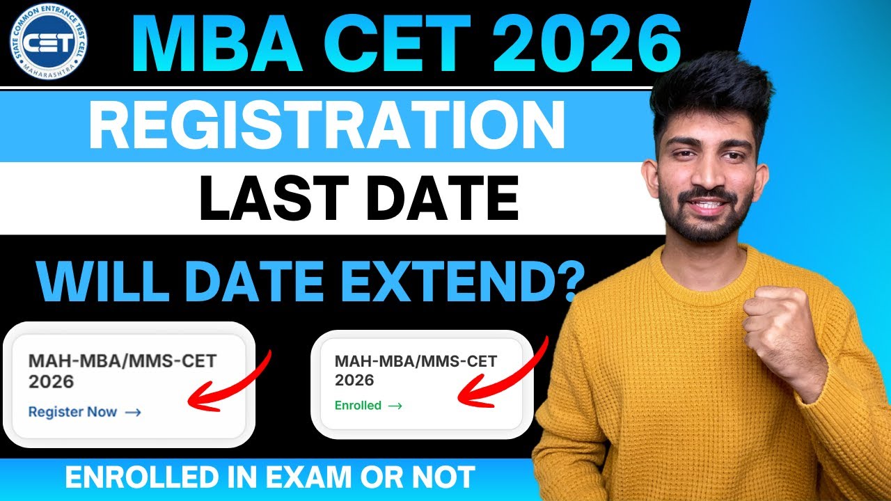 Mbacet 2026 Registration process Last Date | mba cet registration 2026