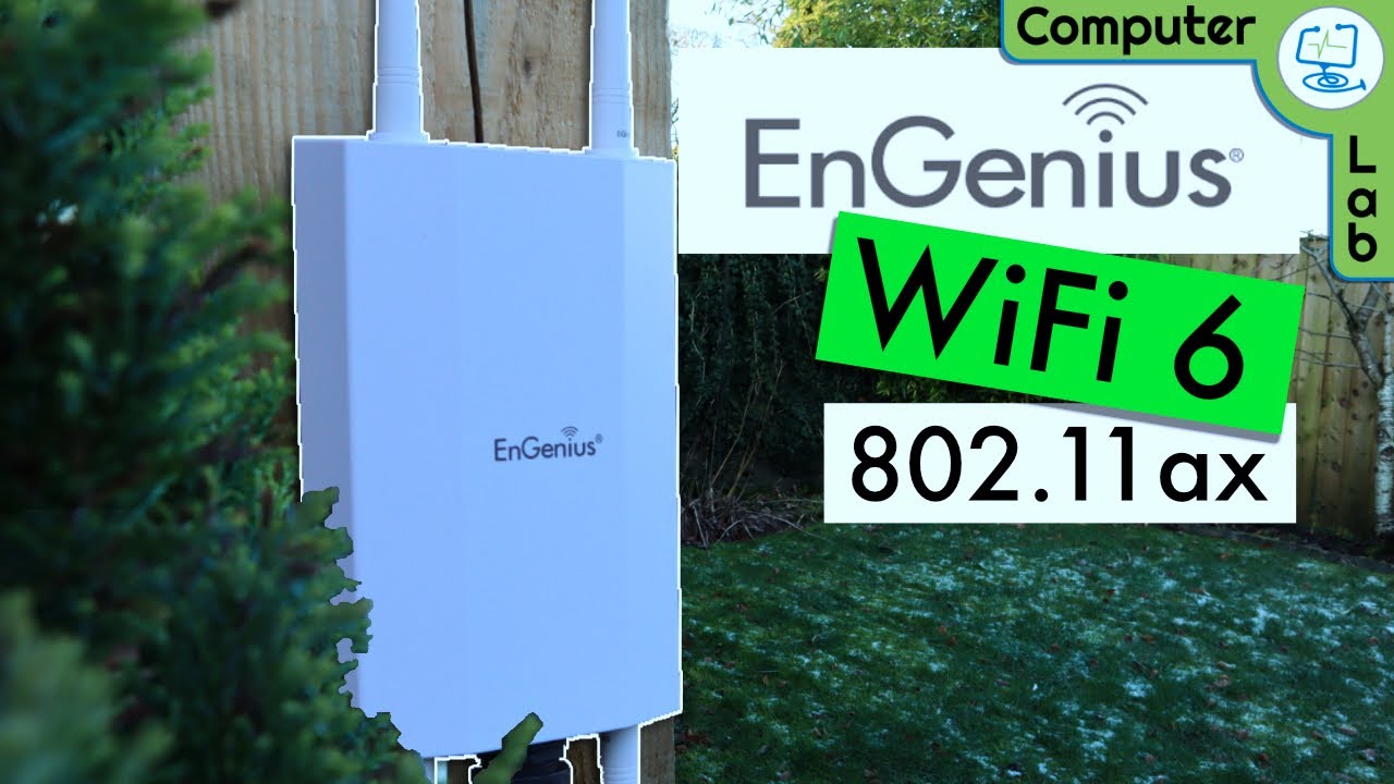 WiFi 6 - EnGenius Access Point EWS850AP, Stable SuperFast 802.11ax wireless access point.