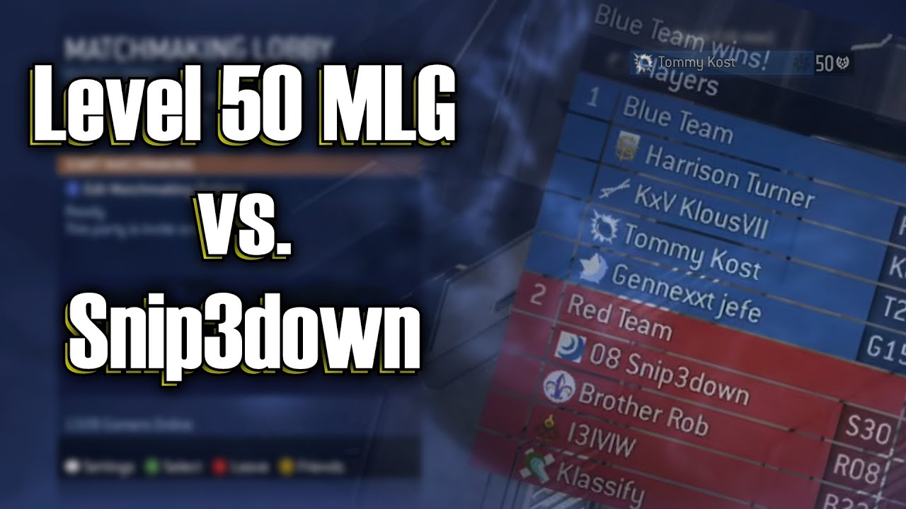 Halo 3 (X360) Gameplay | Level 50 MLG vs. MLG Pro 