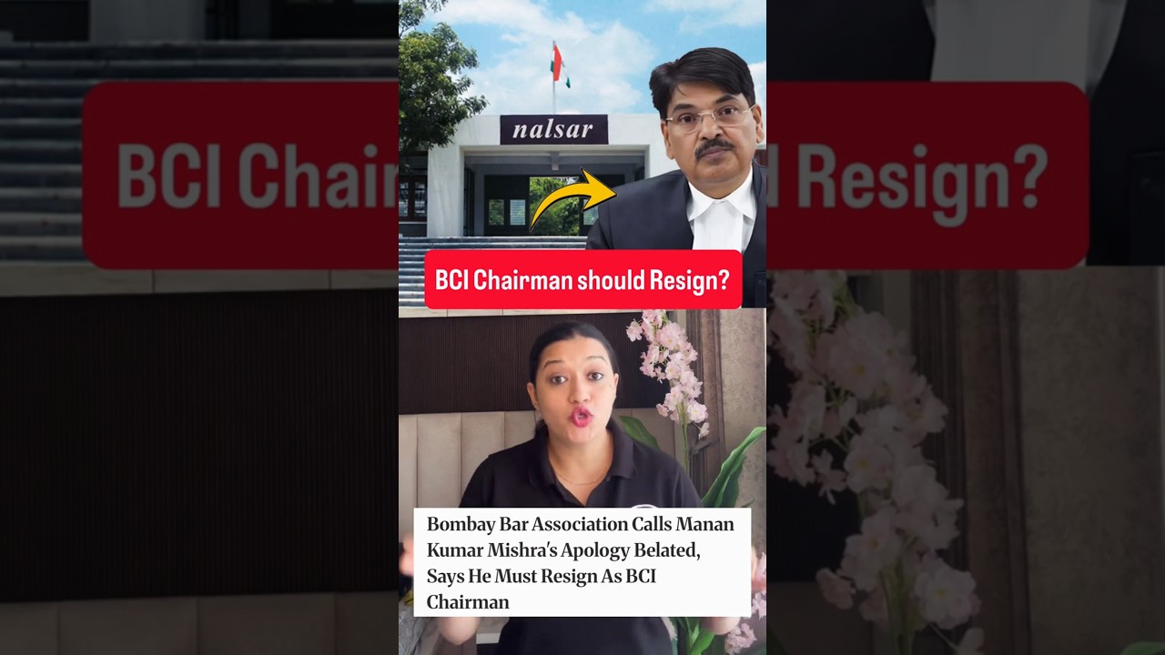 BCI Chairman Manan Mishra Should Resign? #Shorts #BCI #MananMishra #BarCouncilOfIndia #NALSAR