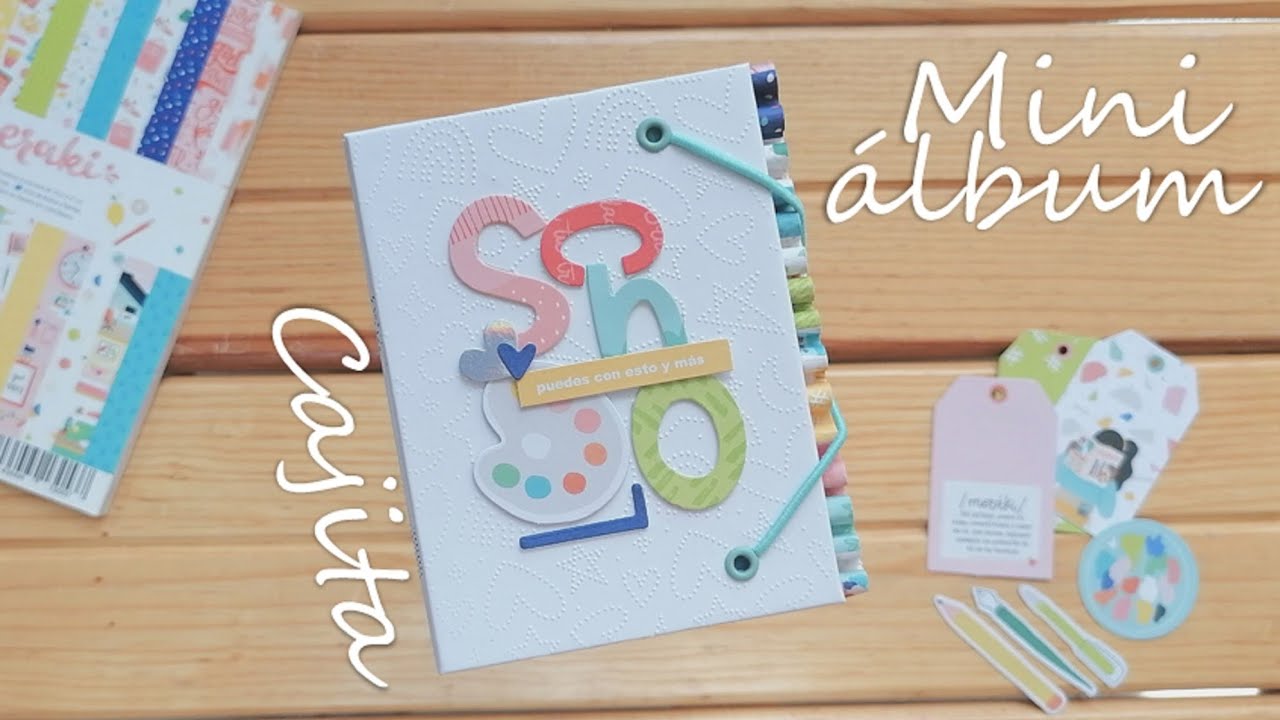 🎨🖌️📝 Mini álbum school con cajita #scrapbooking #diy 