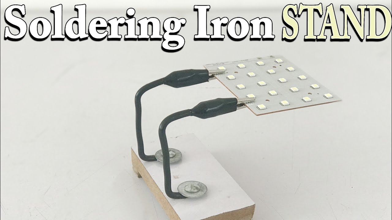 How To Make Soldering Iron Stand | Diy Soldering Iron Stand | Homemade Soldering Iron Stand | Stand