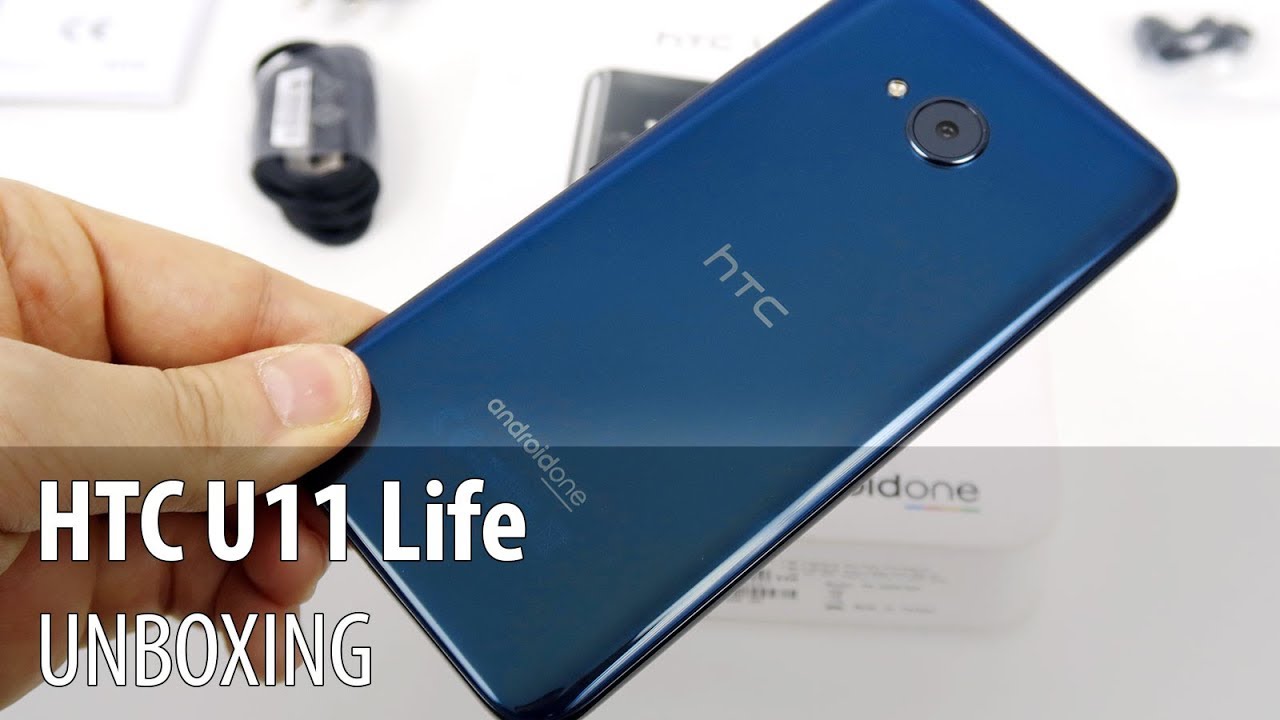 HTC U11 Life Unboxing (Midrange Phone Witch Edge Sense, Android One)