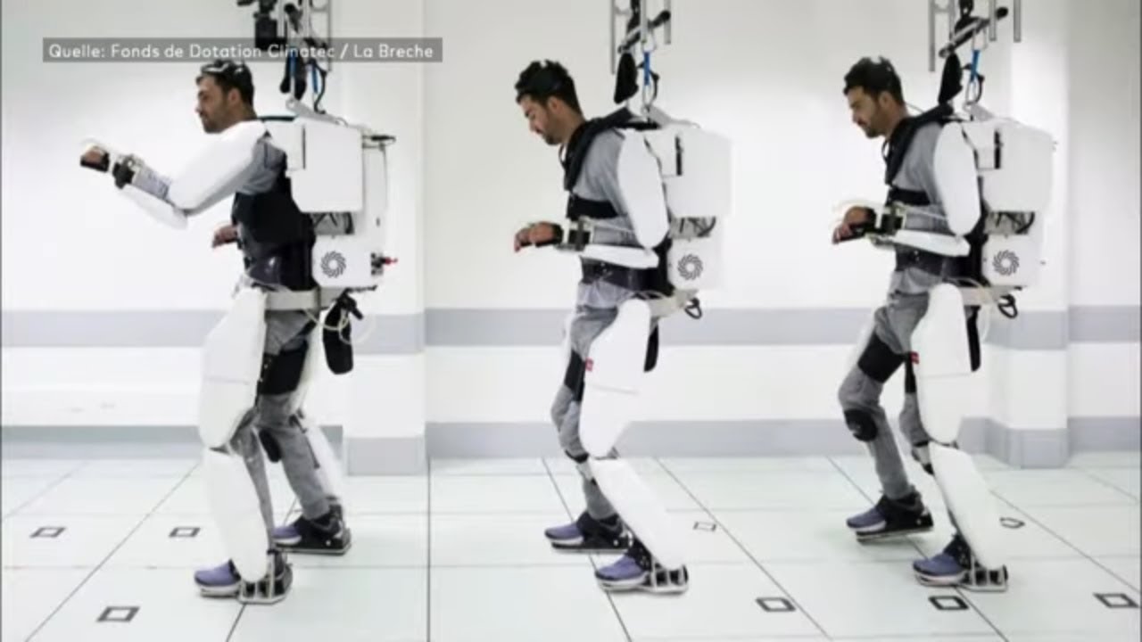 MEDIZIN-WUNDER: Exoskelett lässt Gelähmten erste Schritte machen