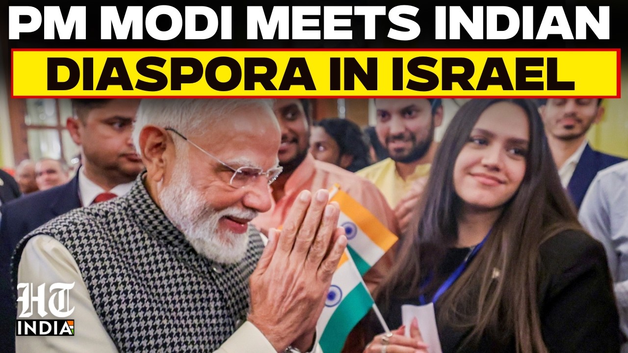 Modi In Israel LIVE | Modi Meets Indian Diaspora in Israel, Receives Warm Welcome