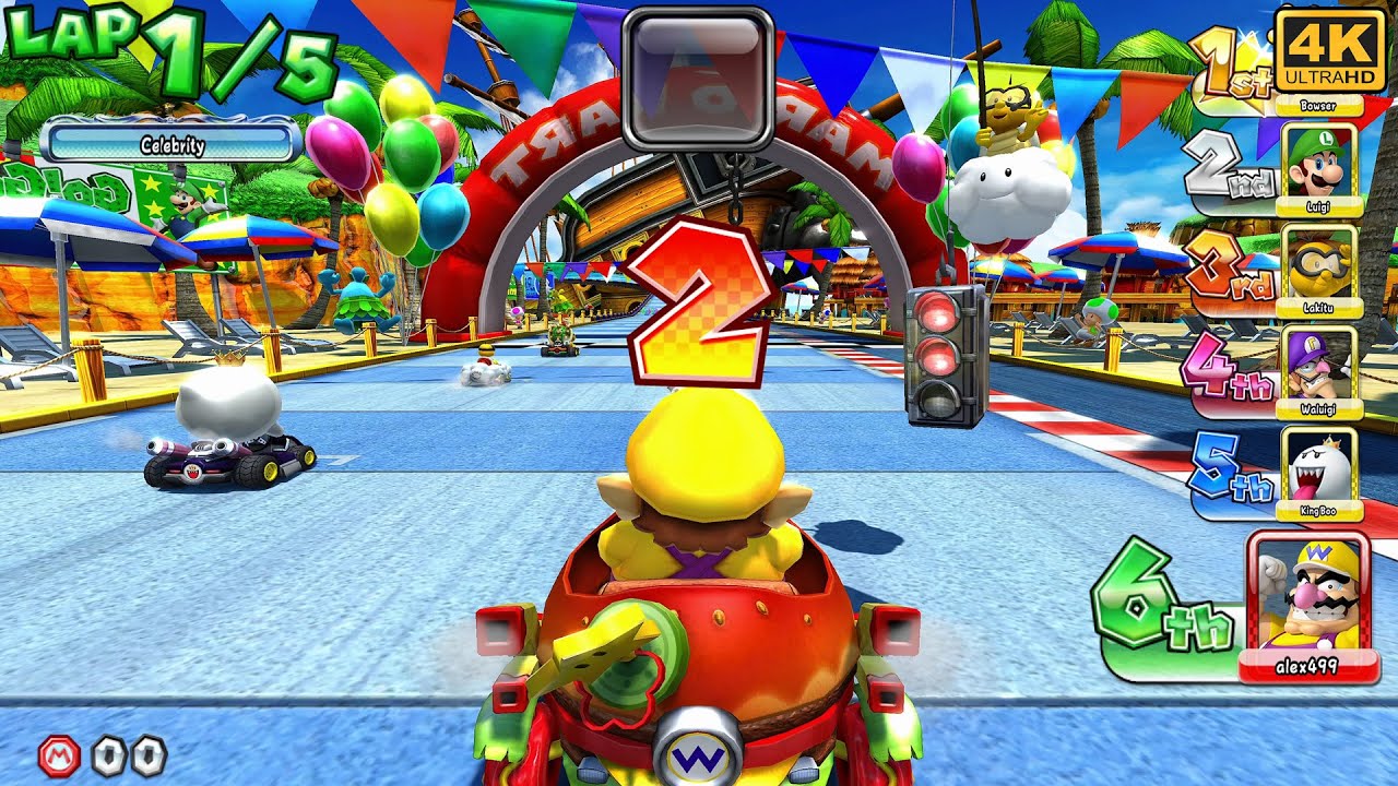 Mario Kart Arcade GP DX 1.18 - All CUP 2 ROUND 7 RACE (Super Difficulty ) Battle Races | UHD