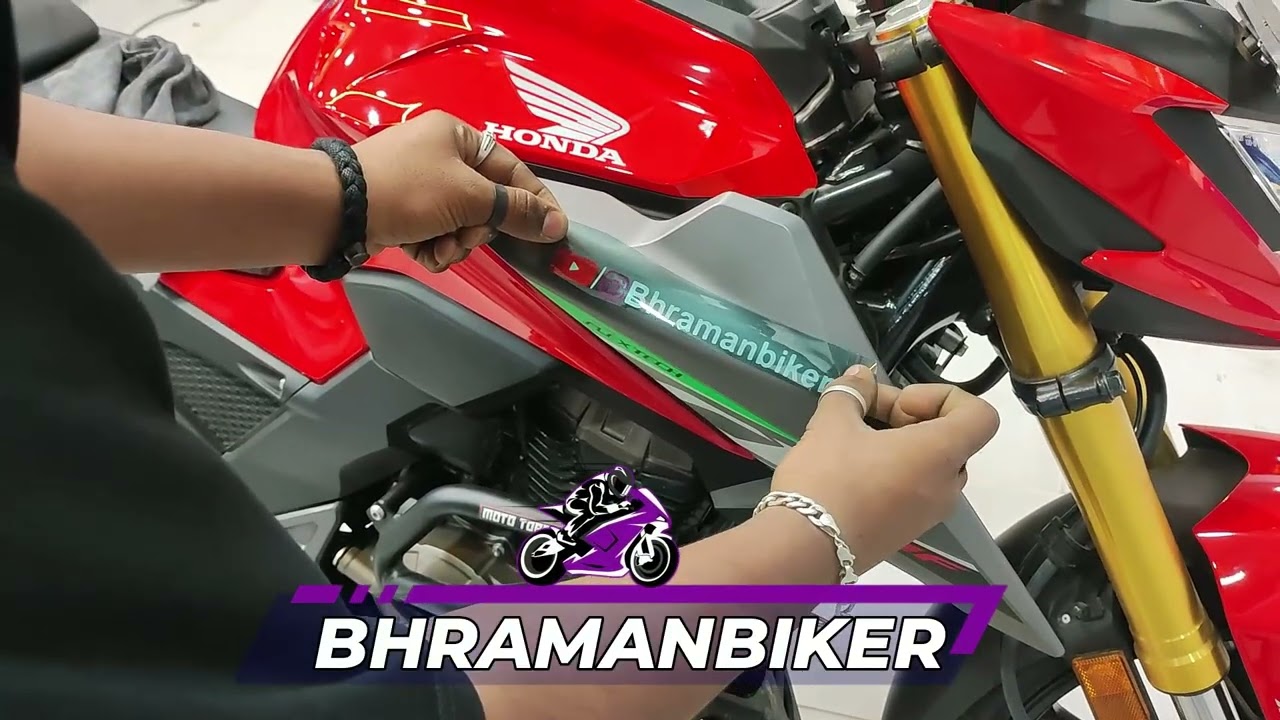Honda CB 300F custom bike stickers | bike stickers | Instagram Bike Stickers | YouTube Bike Stickers