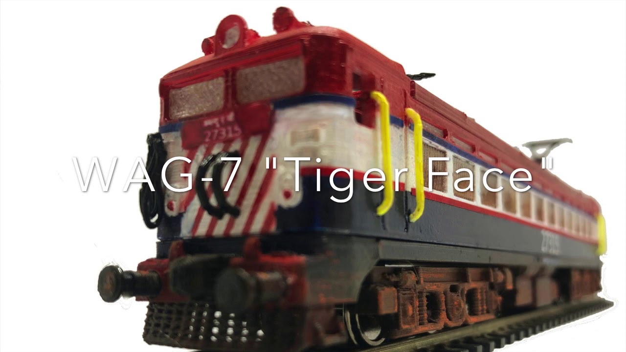 The Pink Engine - 1:100 Scale Indian Railways WAG-7 