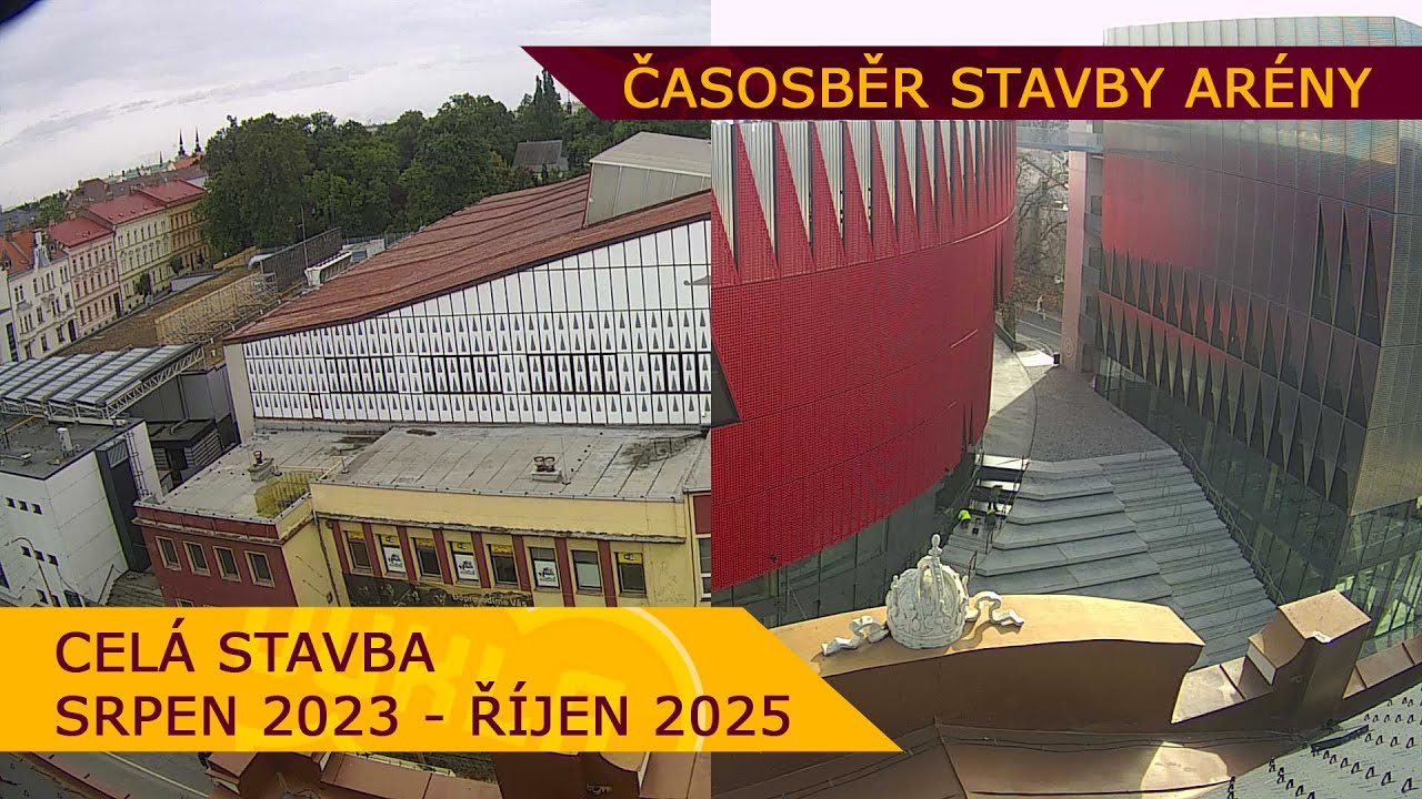 KOMPLETNÍ ČASOSBĚR - Stavba arény (srpen 2023 - říjen 2025)