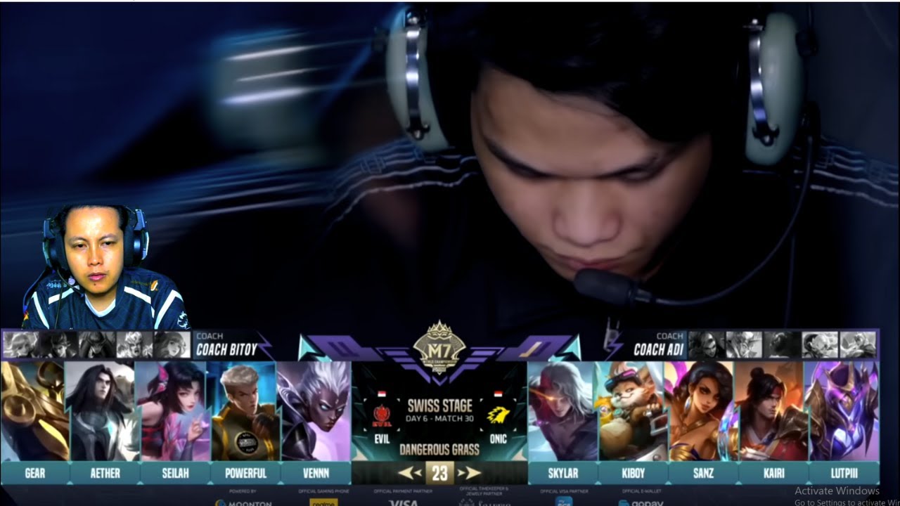 ID M7 MLBB SWISS STAGE ONIC vs EVIL Game 2 #youtube #mobilelegends #mlbb #m7 #mplindonesia #onic