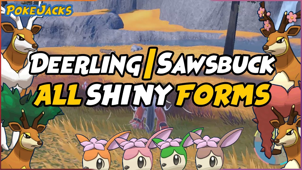 Shiny Deerling And Sawsbuck Compilation | ALL SHINY FORMES COLLECTED!
