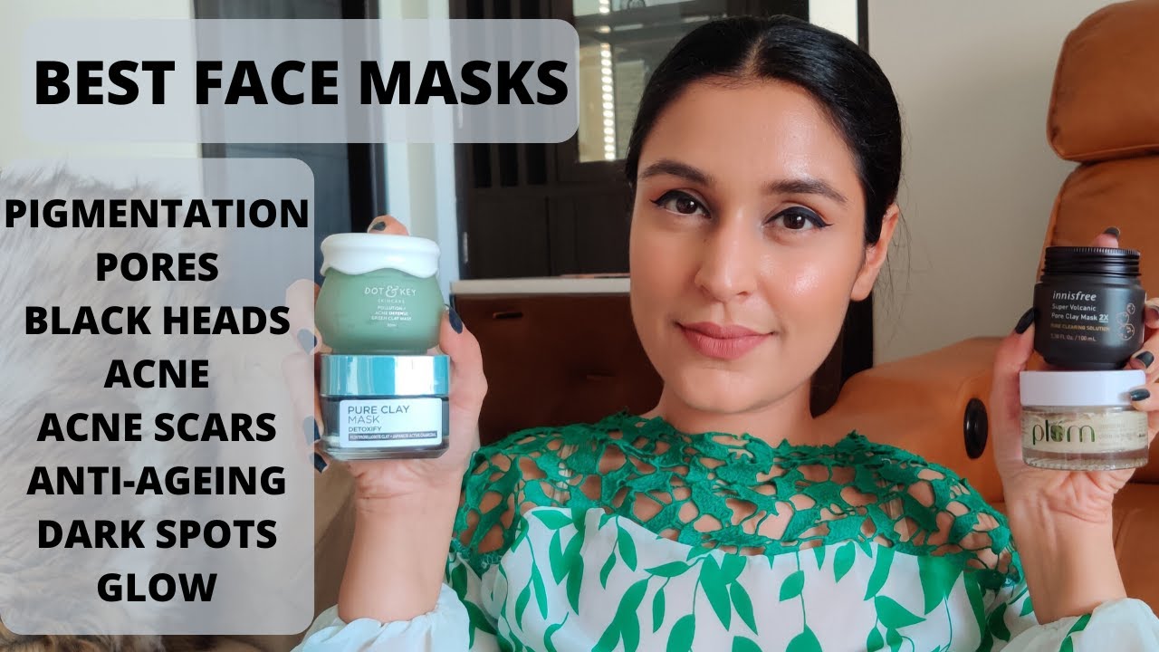 Best Face Masks for Clear Skin | For Pigmentation,Acne,Pores,Blackheads,Glow & More | Chetali Chadha