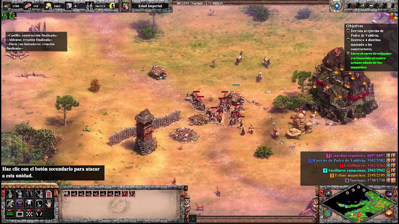 Age of empires 2: Def / Lautaro - Cap 5: El Sabor de la Libertad (Difícil)