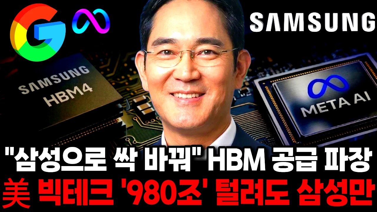 삼성전자, HBM 공급 &lsquo;기습 봉쇄&rsquo; 파장 &ldquo;美빅테크 &lsquo;980조원&rsquo; 탈탈 털려도 삼성만 찾는 '진짜' 이유