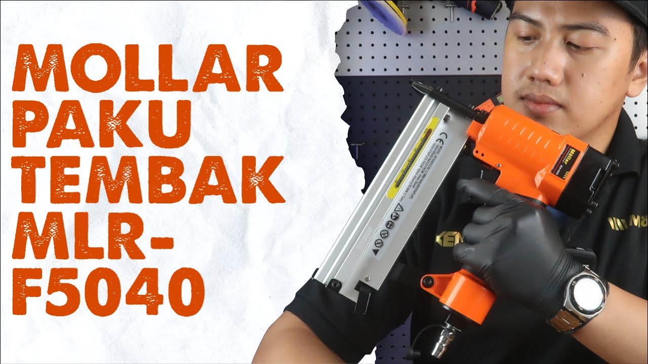 REVIEW & TEST MOLLAR F5040 MESIN PAKU STAPLES TEMBAK ANGIN KOMPRESOR BRAD NAILERS