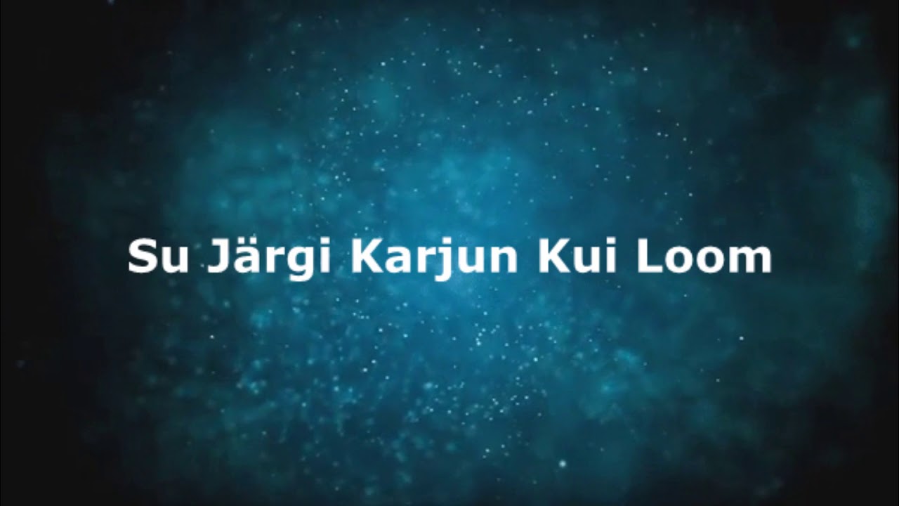 Rita Liiver  - Karjun Kui Loom (SÕNADEGA)