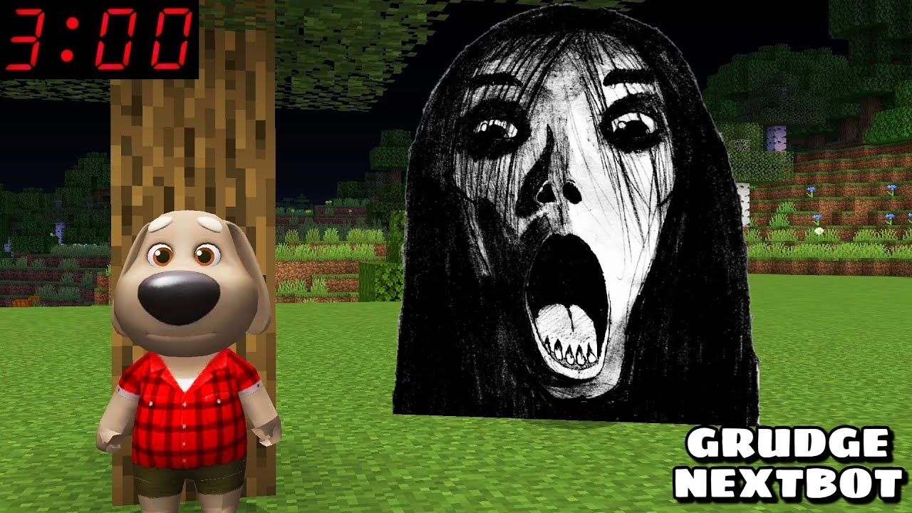 GRUDGE NEXTBOT IS CHASING US in Minecraft - Gameplay - Coffin Meme