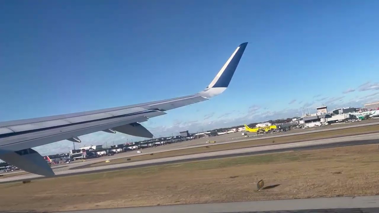 {T} Delta A321-200 Takeoff ATL
