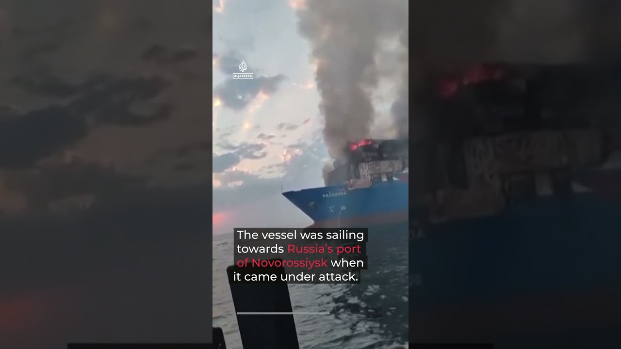 Turkish cargo ship catches fire after Black Sea drone attack