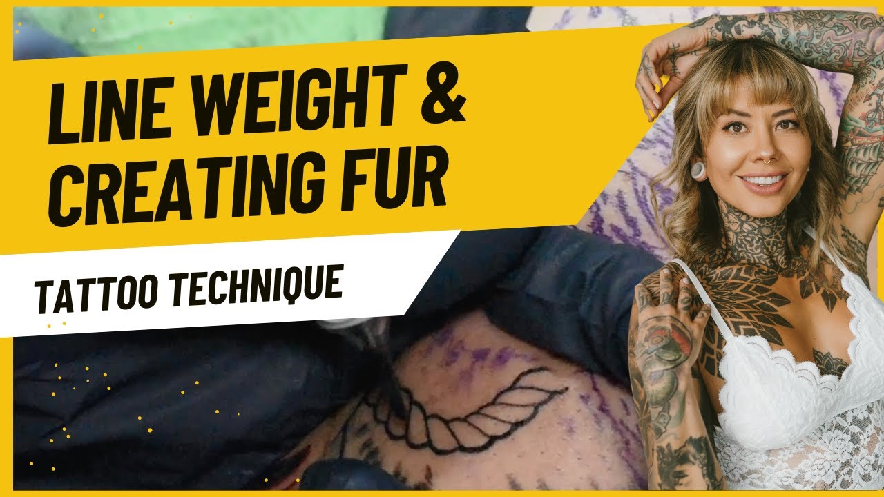 Tattoo Technique | Line Weight & Creating Fur