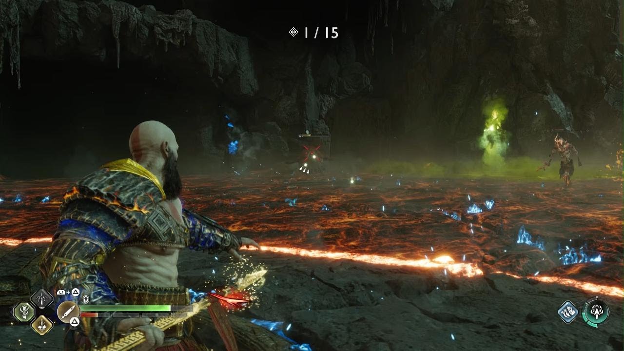 Kratos Vs Desafío del Aro de fuego God of War Ragnarök Crisol 3/6