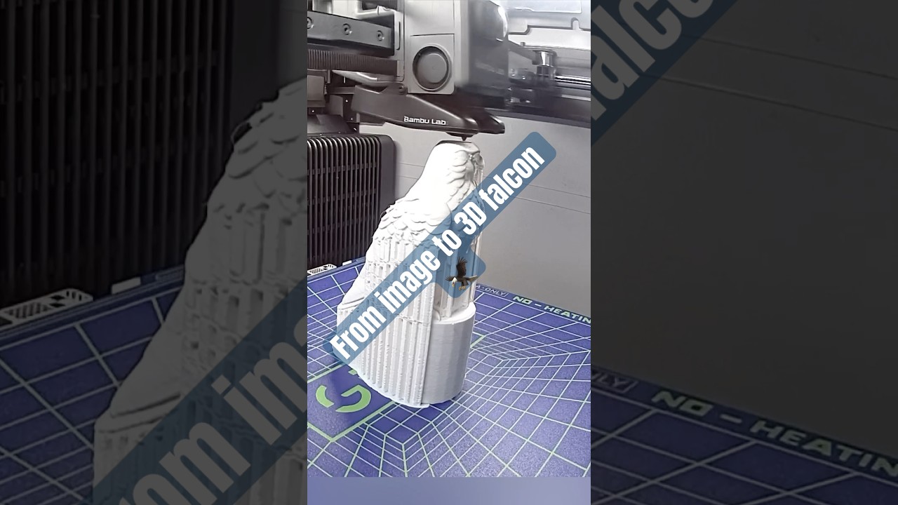 From image to 3D falcon 🦅