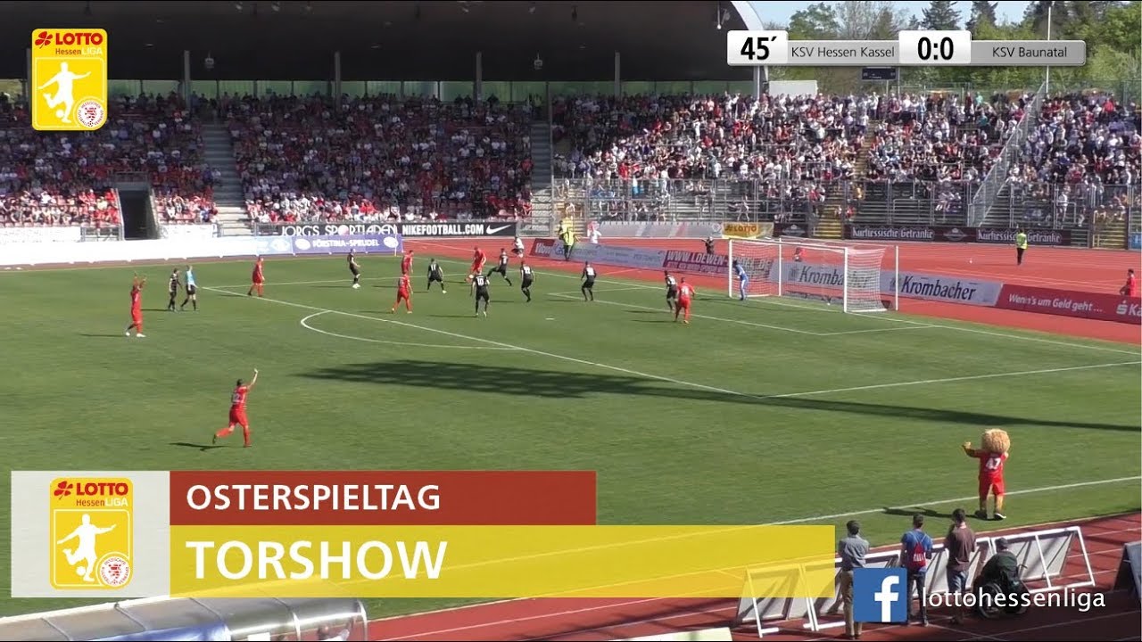 Torshow Osterspieltag LOTTO Hessenliga 2018/2019