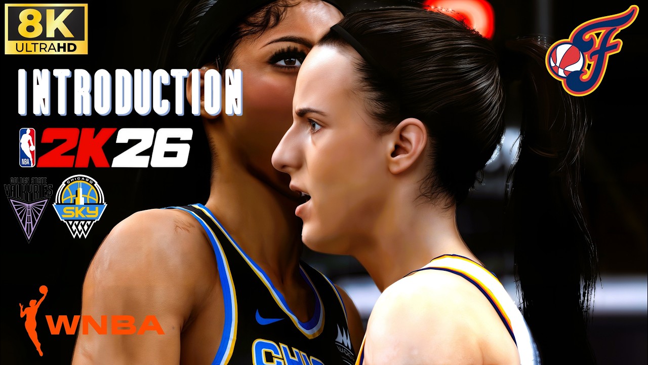 [8K] WNBA 2K26 Intro 3&5 WNBA pre-game introduction video 【KatabutsuLadies】