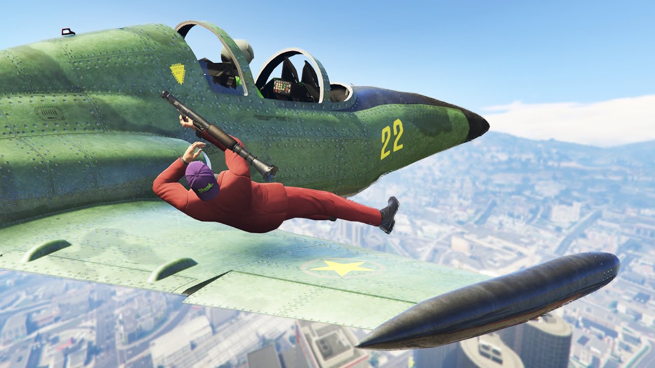 TAKE DOWN THE ROCKETERS! (GTA 5 Funny Moments)