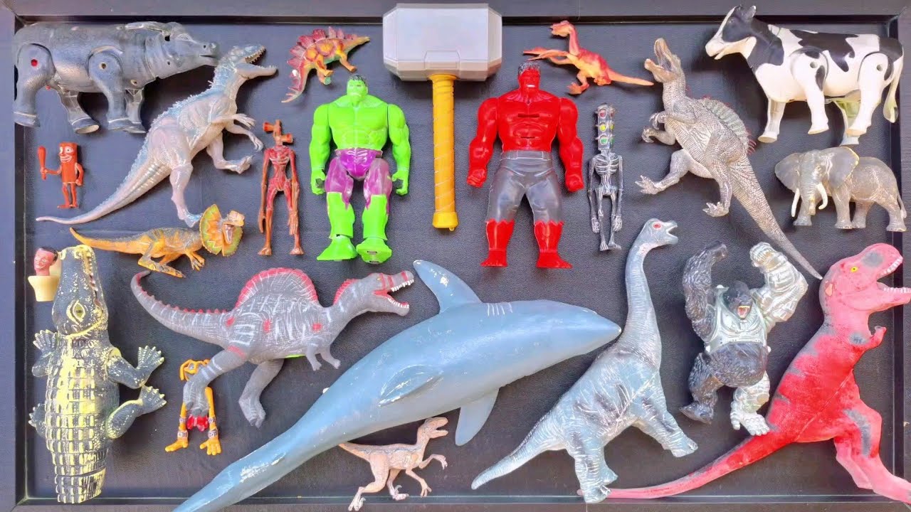 Dinosaurus Jurassic World Dominion: T-rex/Brachiosaurus/ Skibidi/ Spider-Man/KingKong/ KingGidorah