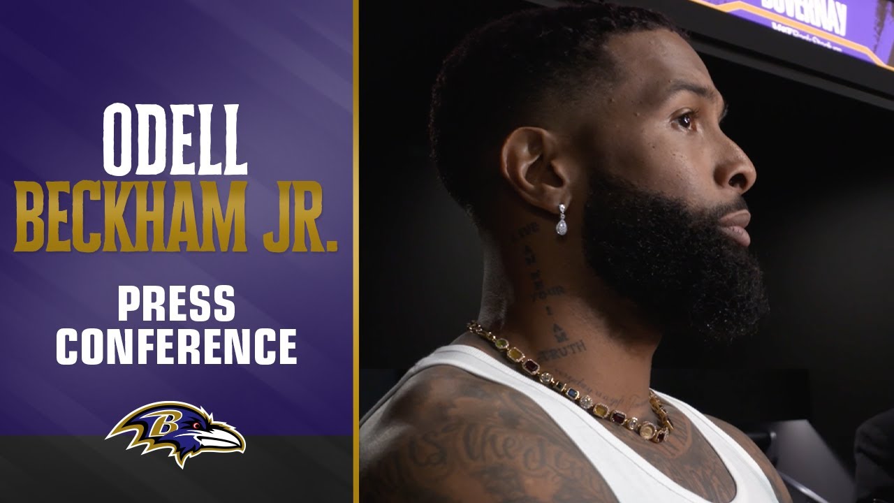 Odell Beckham Jr. Breaks Down Touchdown Celebration | Baltimore Ravens