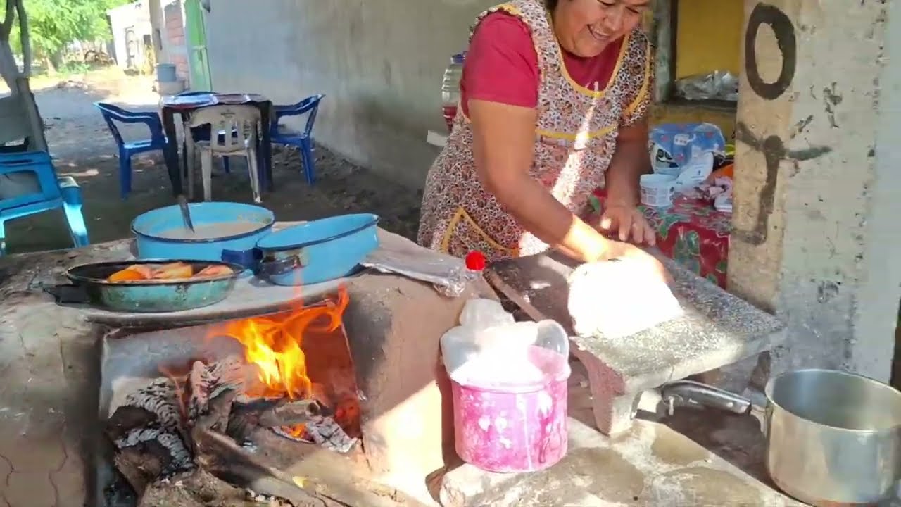 Asi nomas estubo  la comida de hoy martes aca en el Rancho, La bolsa guerrero municipio de Pungarab