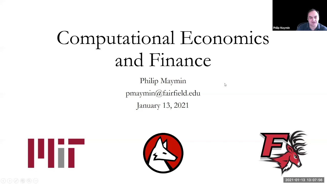 MIT's Computational Thinking | Computational Finance and Economics